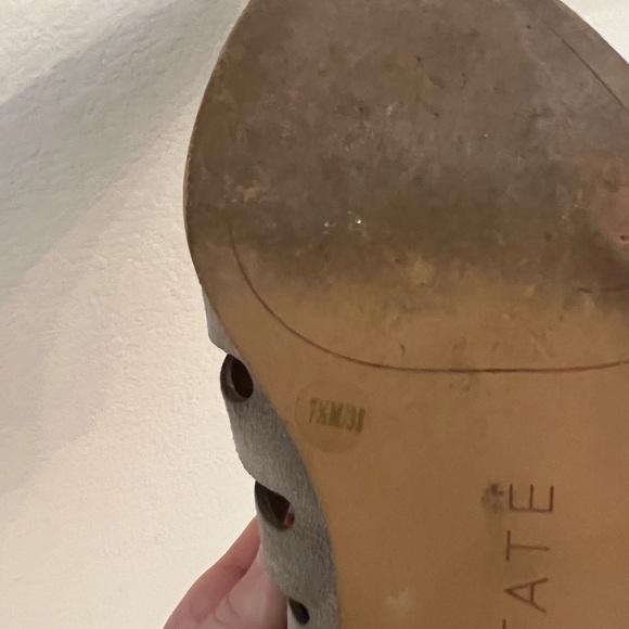 1. State Women’s Beige Leather Booties Size 7.5 - Picture 9 of 9